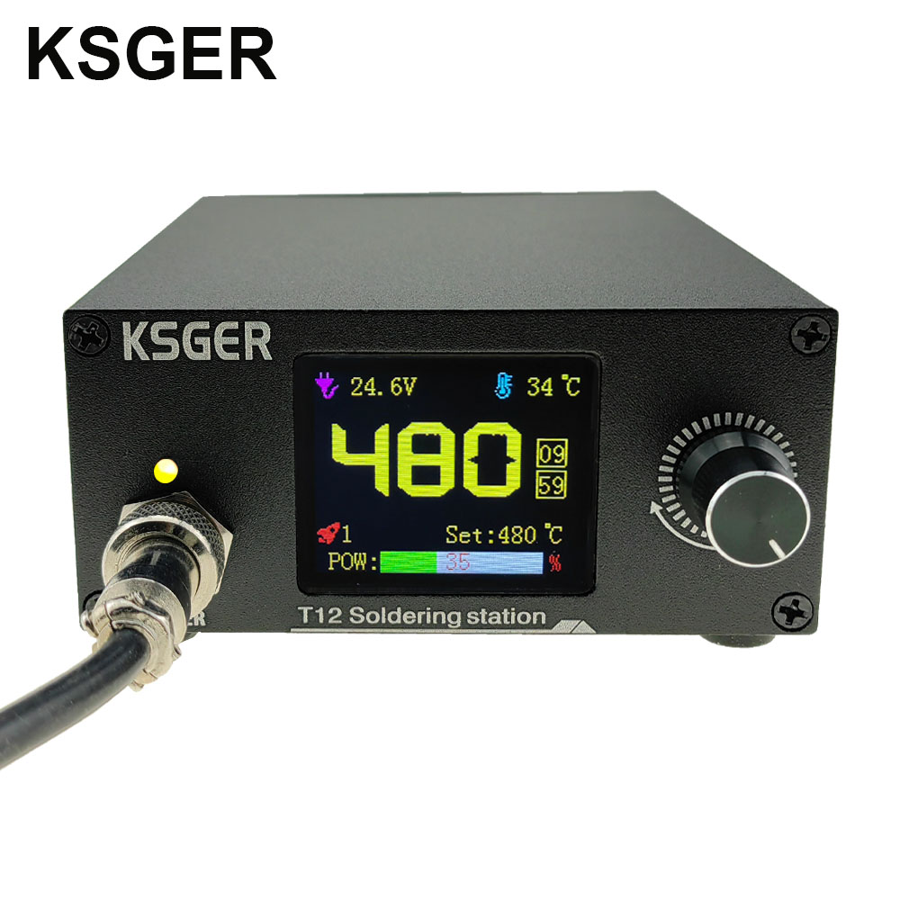 Industrial Laser Soldering Iron - KSGER T12 Soldering Station Iron Tips