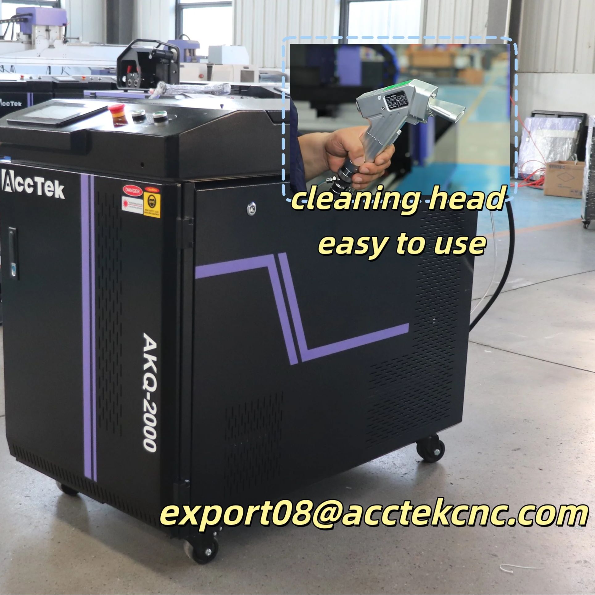 Industrial Laser Cleaner - Hot Sale Continue 2000W Handheld Fiber