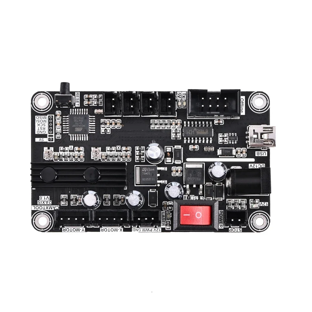 2-Axis Laser Engraver Control  - огляд і ціна Controller Grbl Board