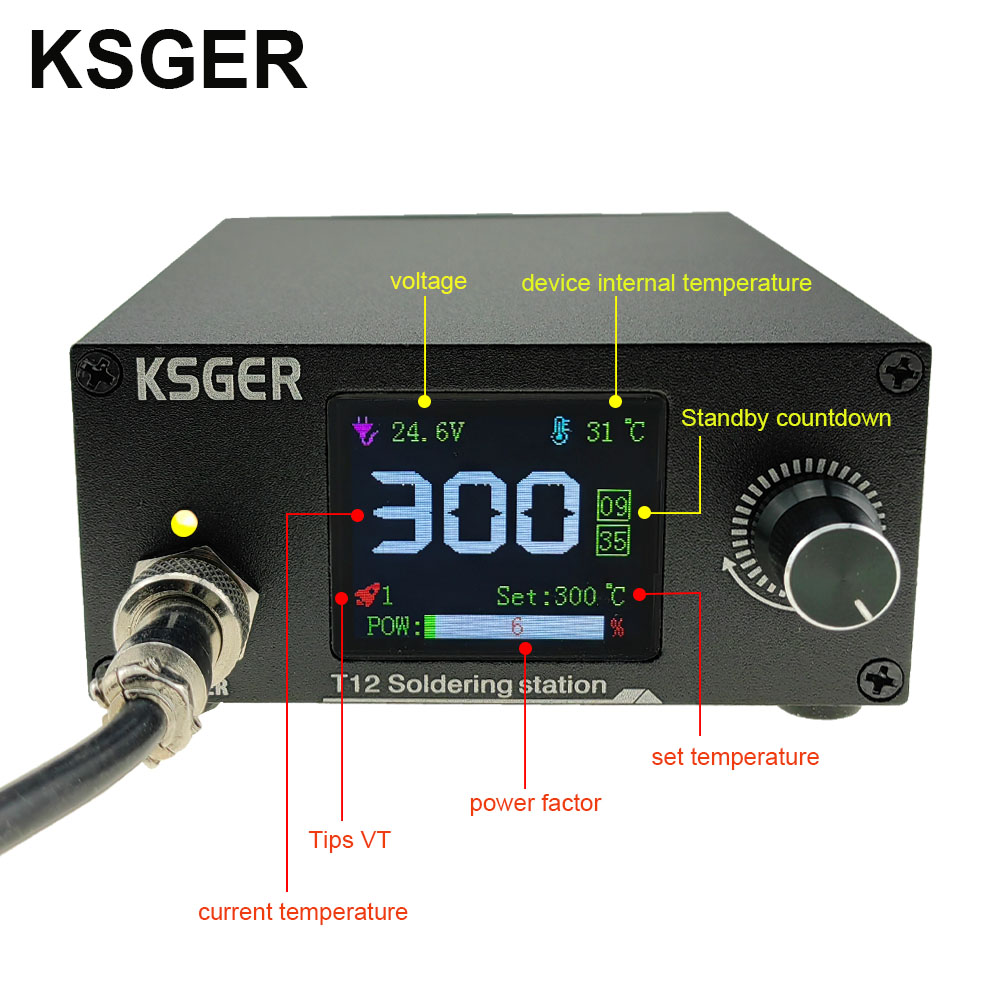 KSGER T12 Soldering Station Ir - огляд і ціна Industrial Laser Soldering Iron