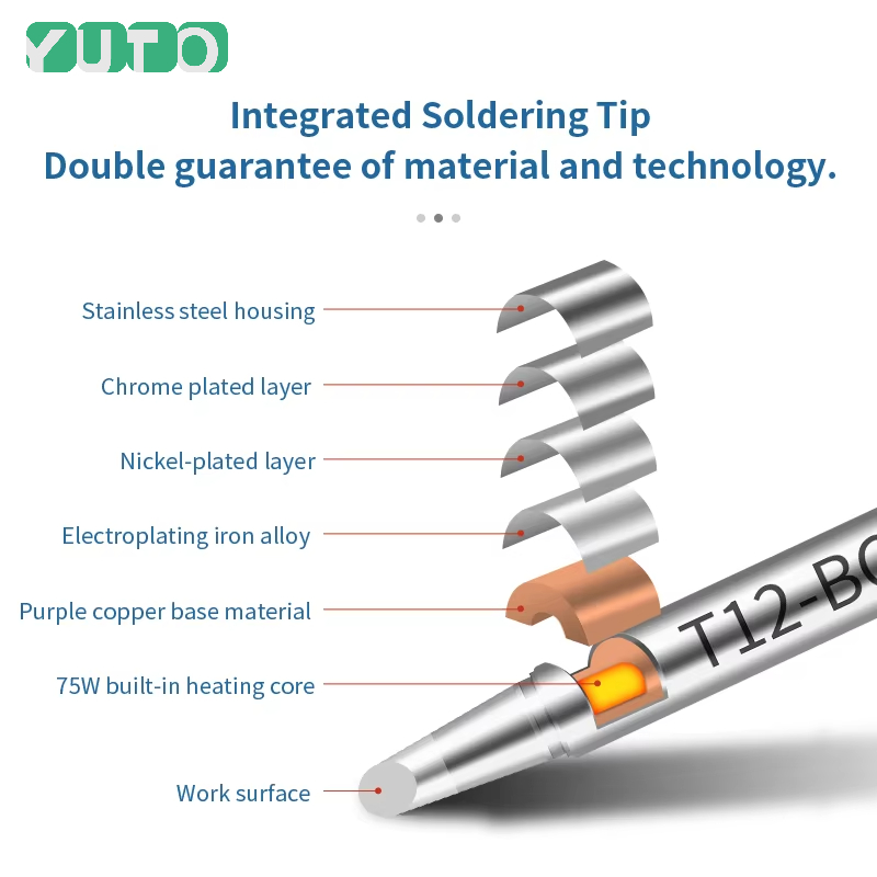 10pcs T12 Set Soldering Iron T - огляд і ціна Industrial Laser Soldering Iron