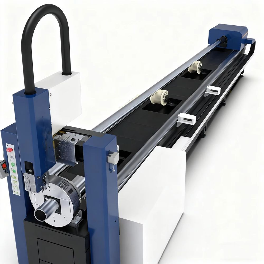 Metal Tube Fiber Laser Cutting - огляд і ціна Industrial Fiber Laser Cutting Machine