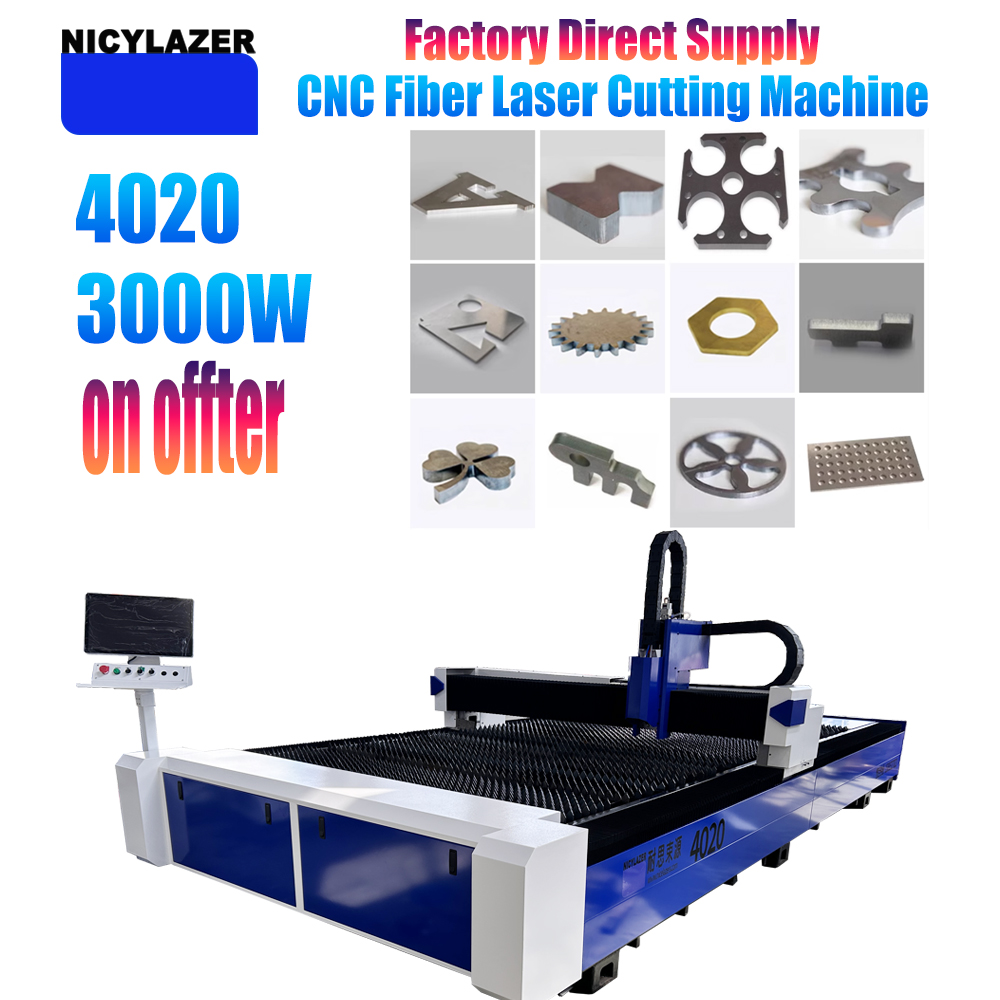 NICYLAZER CNC 3000W 4020 Fiber - огляд і ціна Industrial Fiber Laser Cutting Machine