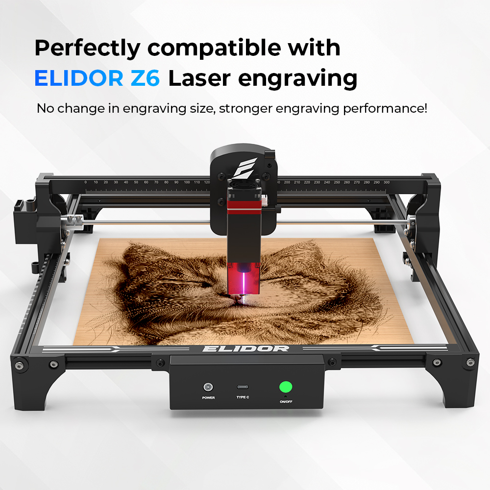 ELIDOR Z6 6W/12W Laser Module  - огляд і ціна Industrial Laser Engraving Machine