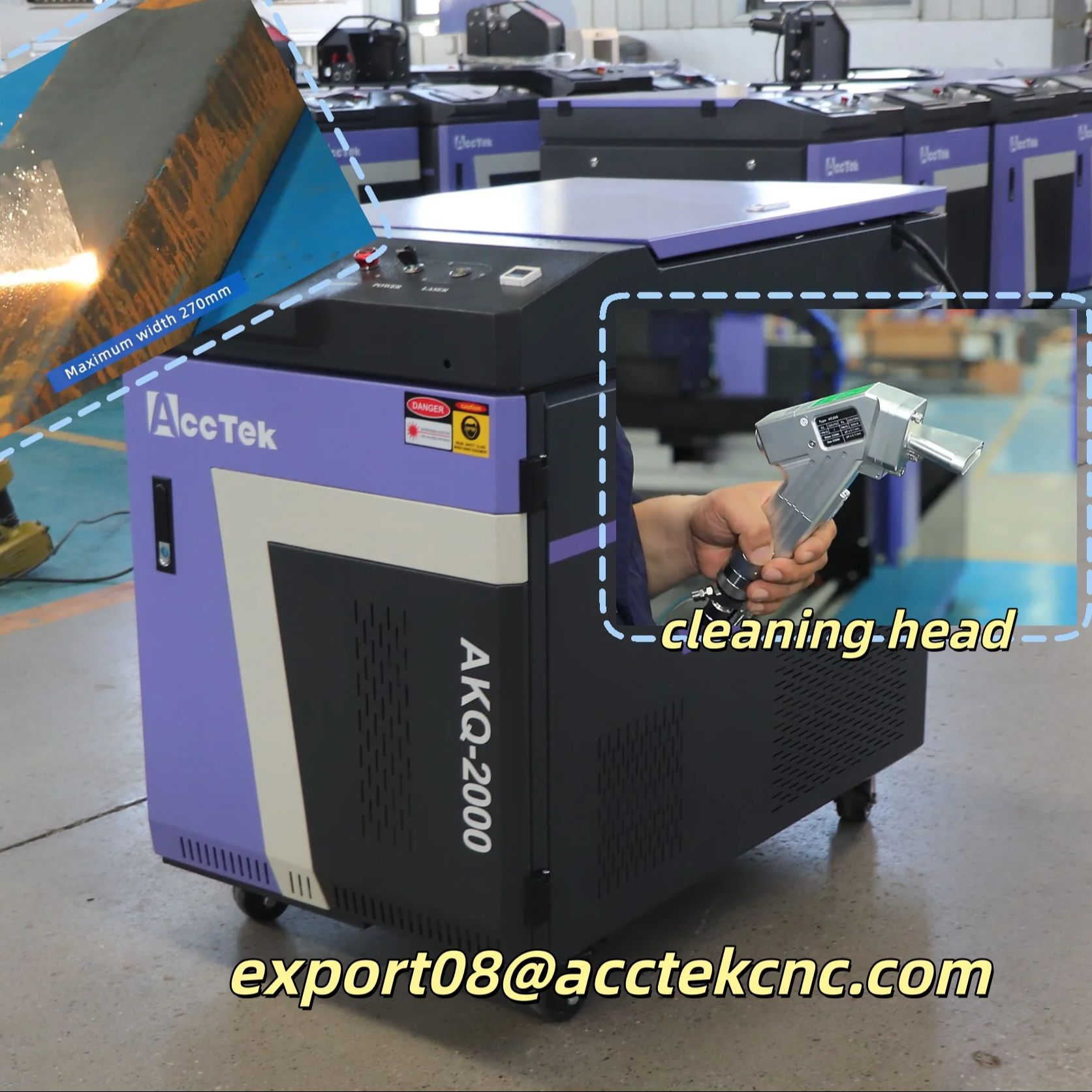Hot Sale Continue 2000W Handhe - огляд і ціна Industrial Laser Cleaner