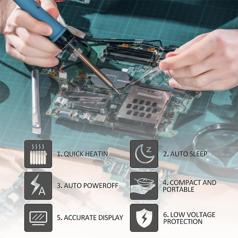 Cordless Soldering Iron Statio - огляд і ціна Industrial Laser Soldering Iron