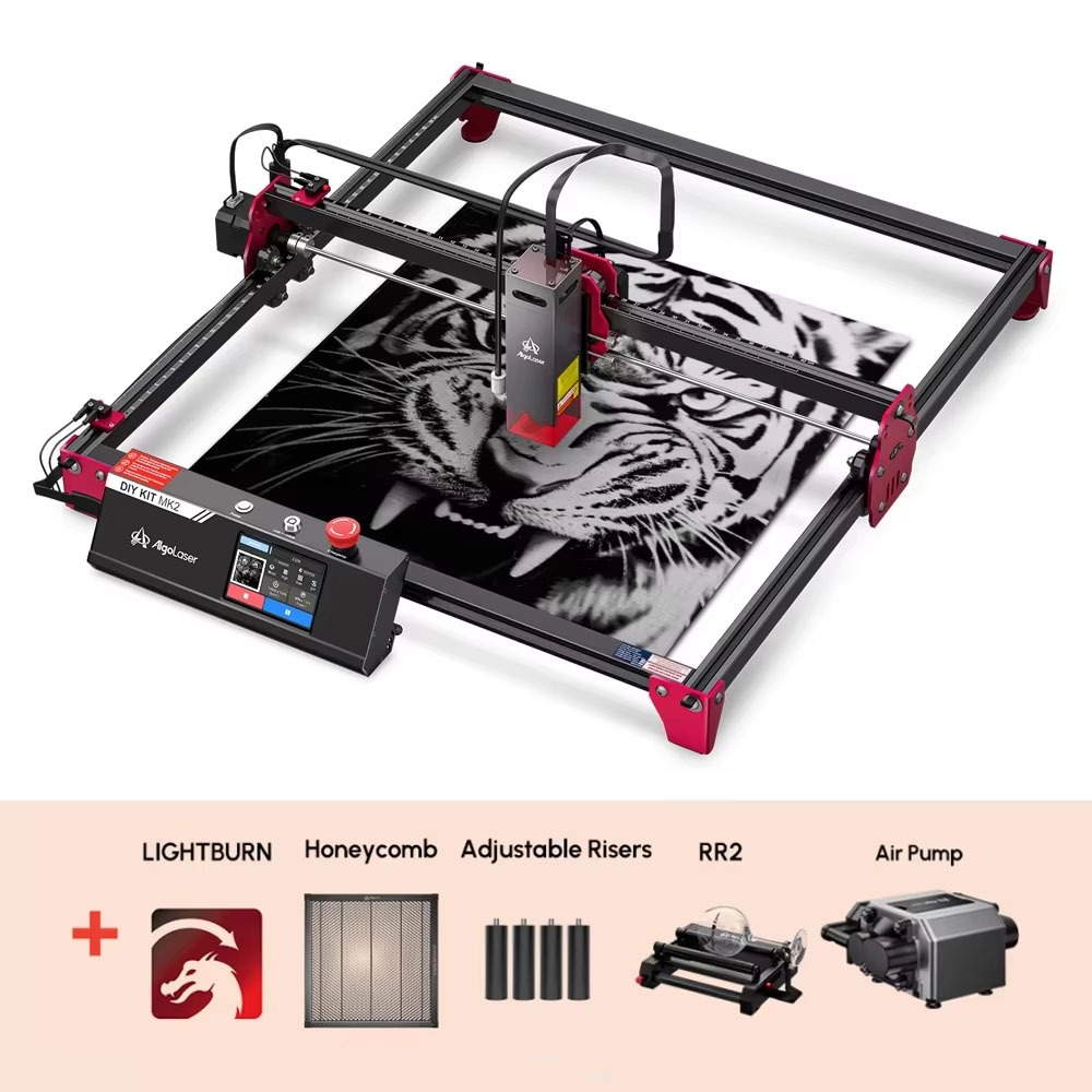 Algolaser DIY KIT MK2 40*43cm  - огляд і ціна Industrial Laser Engraving Machine