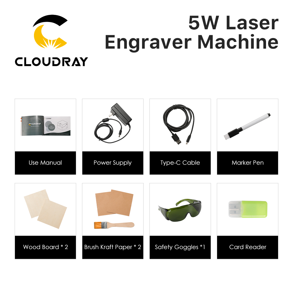 Cloudray Laser Engraver BM1 Ma - огляд і ціна Industrial Laser Engraving Machine