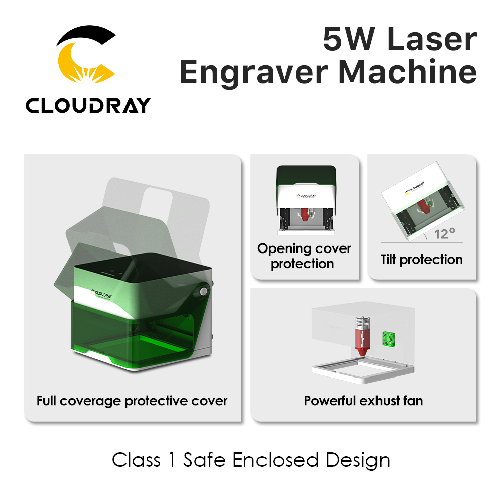Cloudray Laser Engraver BM1 Ma - огляд і ціна Industrial Laser Engraving Machine
