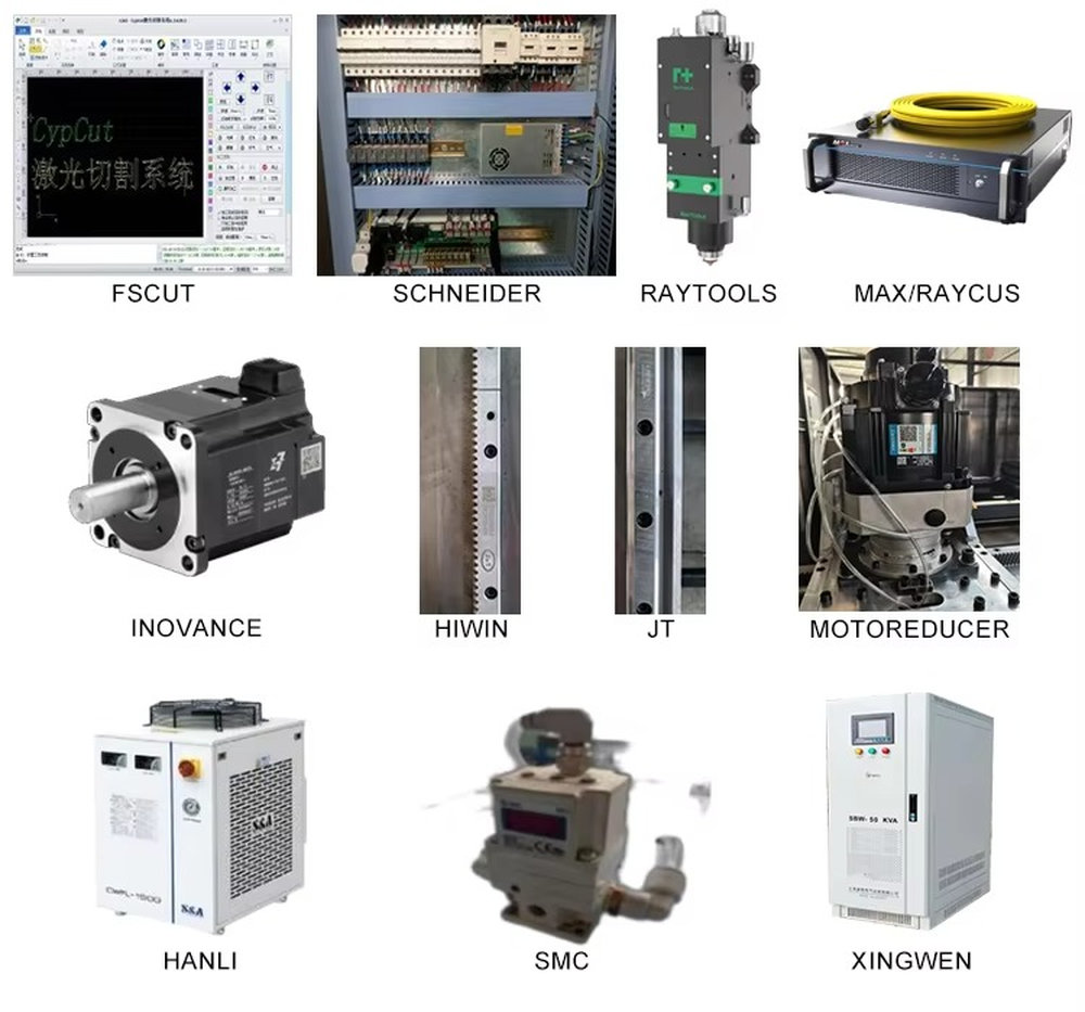Heavy Duty Open Design Fiber L - огляд і ціна Industrial Fiber Laser Cutting Machine