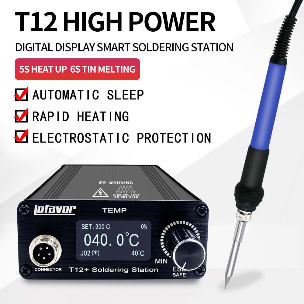 T12+ Soldering Station Solderi - огляд і ціна Industrial Laser Soldering Iron